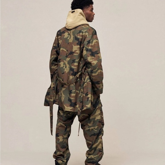 Fear of God Camo Cotton Ripstop Military Coat - Picture 6 of 14